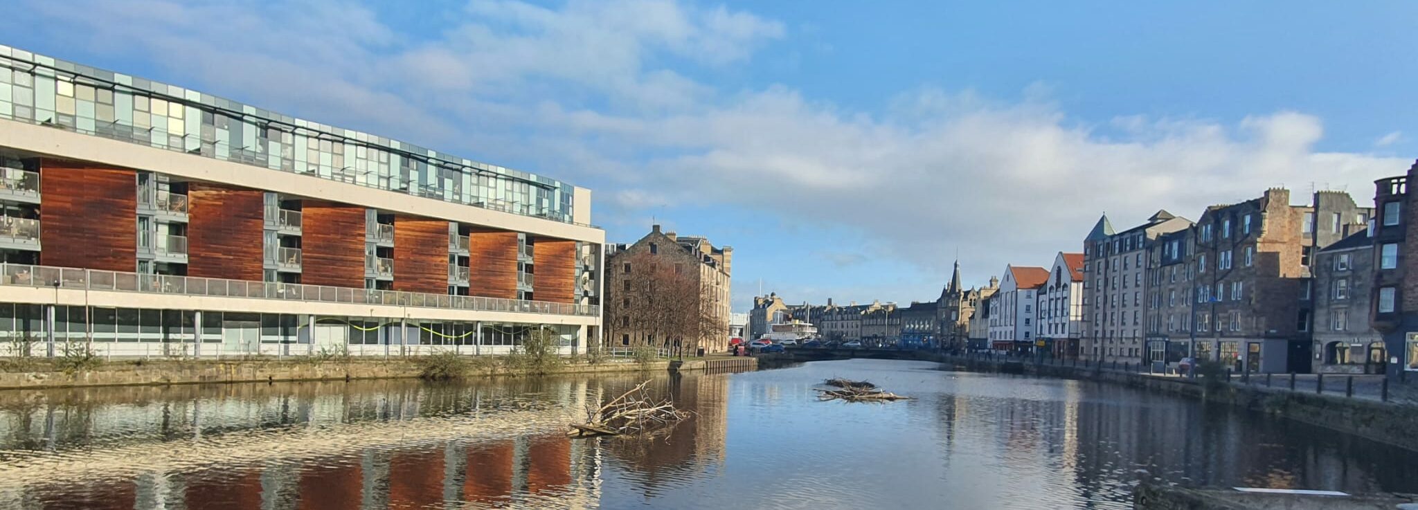 This is Leith. where Gondolin have provided a Coastal Flood Risk Assessment Scotland
