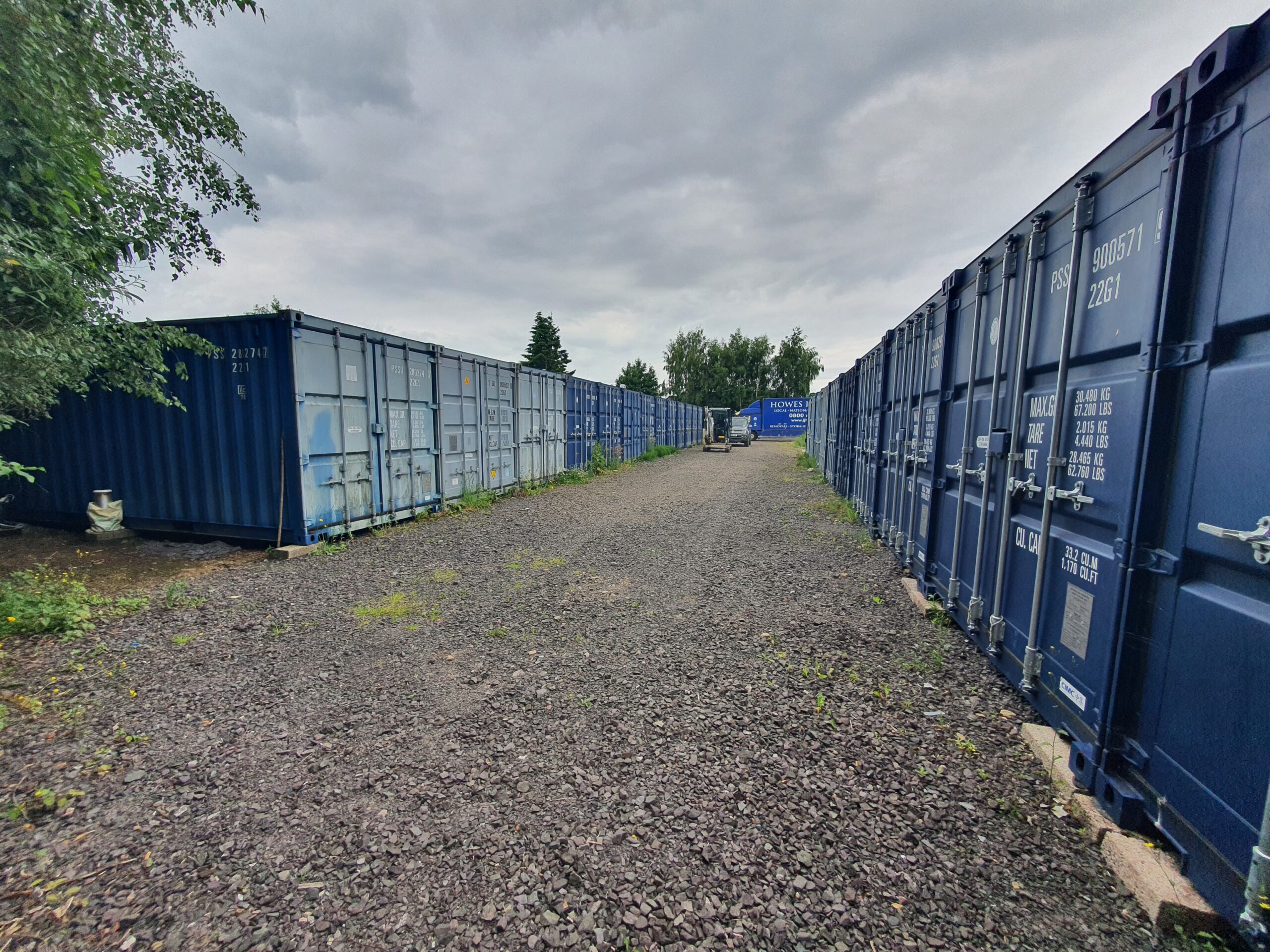 Fairfield Works Container Storage Yard – Surface Water Drainage Design Scotland Surface Water Drainage Design Scotland – Fairfield Works container yard with SuDS drainage system