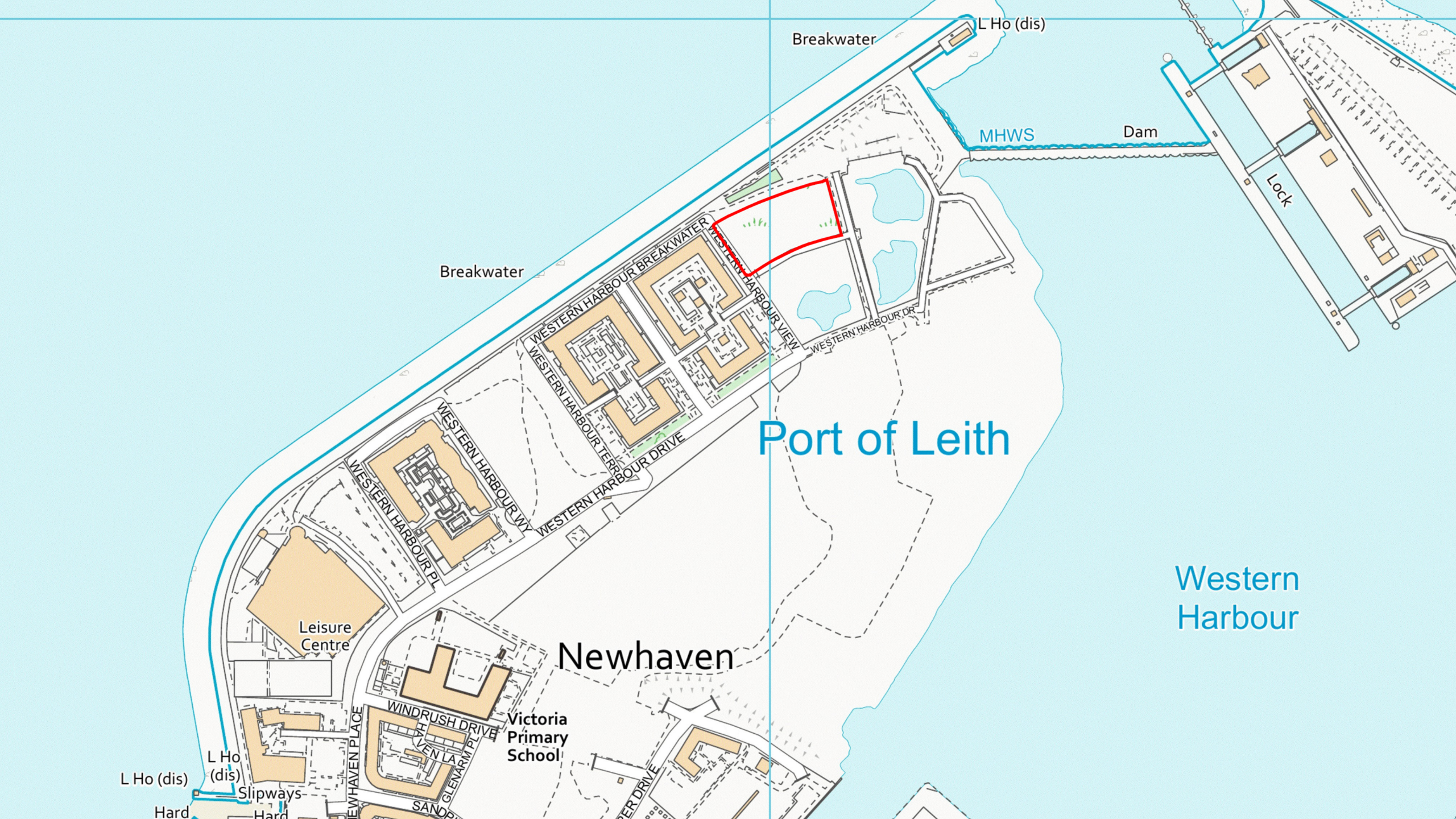 This is the Site Location plan used in our Coastal Flood Risk Assessment Scotland. 
